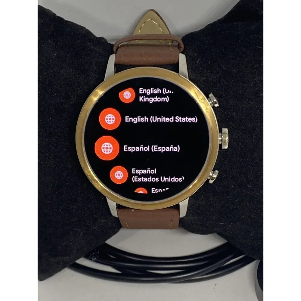 Fossil Gen 4 Authentic Digital Dial Smart Watch Custom Band FTW6016 AB122